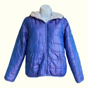 Abercrombie Kids hooded puffer coat size 13/14